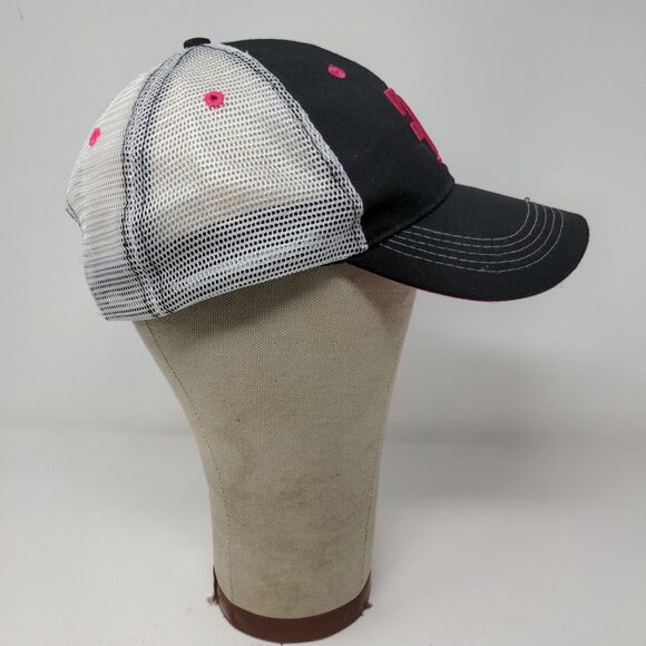 T Mobile Mens Snapback Hat Black Gray Adjustable Mesh Back Embroidered Logo - Picture 6 of 11